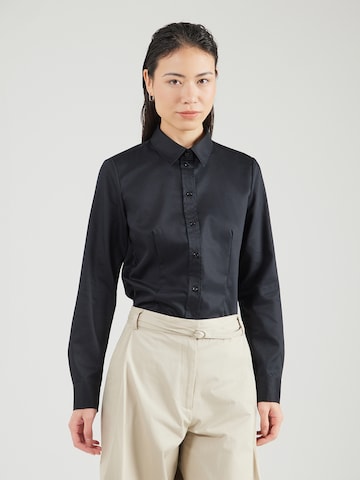 Camicia da donna di SEIDENSTICKER in nero: frontale