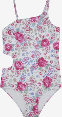 Abercrombie & Fitch Uimapuku värissä valkoinen: etupuoli
