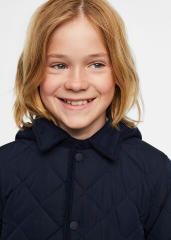 MANGO KIDS Between-Season Jacket 'Husky' in Blue