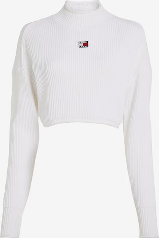 Pull-over Tommy Jeans en blanc : devant