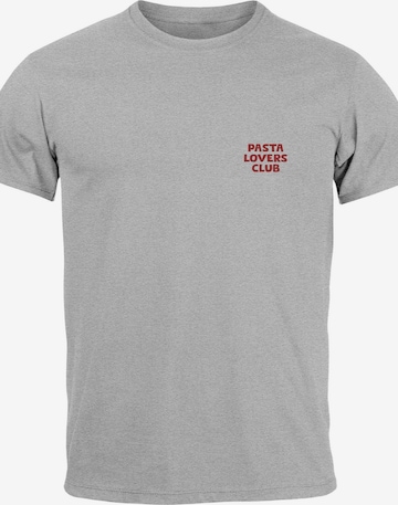 Neverless Shirt 'spaghetti' in Grau: Vorderseite