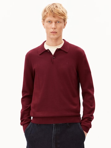 ARMEDANGELS Pullover POLO in Rot: Vorderseite