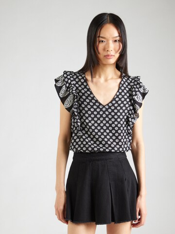 Camicia da donna 'VMSIMI SAVANNA' di VERO MODA in nero: frontale
