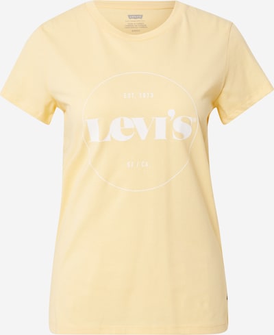 LEVI'S ® Majica 'The Perfect Tee' | rumena / bela barva, Prikaz izdelka