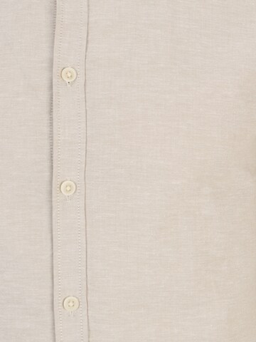 Lindbergh Slim fit Button Up Shirt in Beige