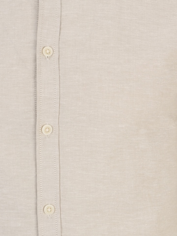 Lindbergh Slim fit Button Up Shirt in Beige