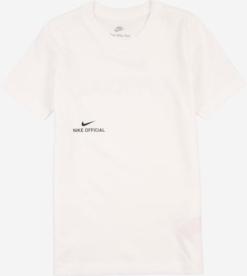 Nike Sportswear Футболка 'OFFICIAL' в Белый: спереди
