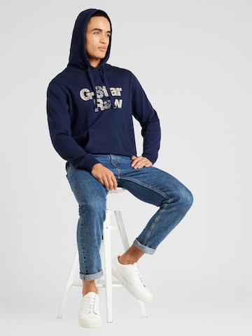 G-Star RAW Mikina – modrá