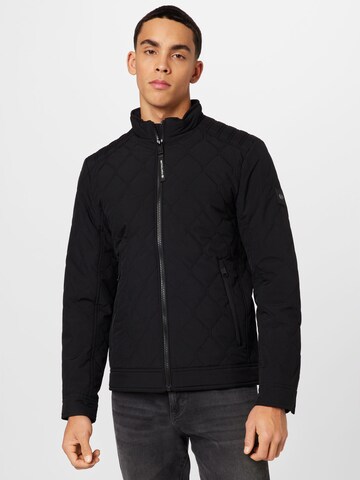 TOM TAILOR Between-season jacket in Black: front