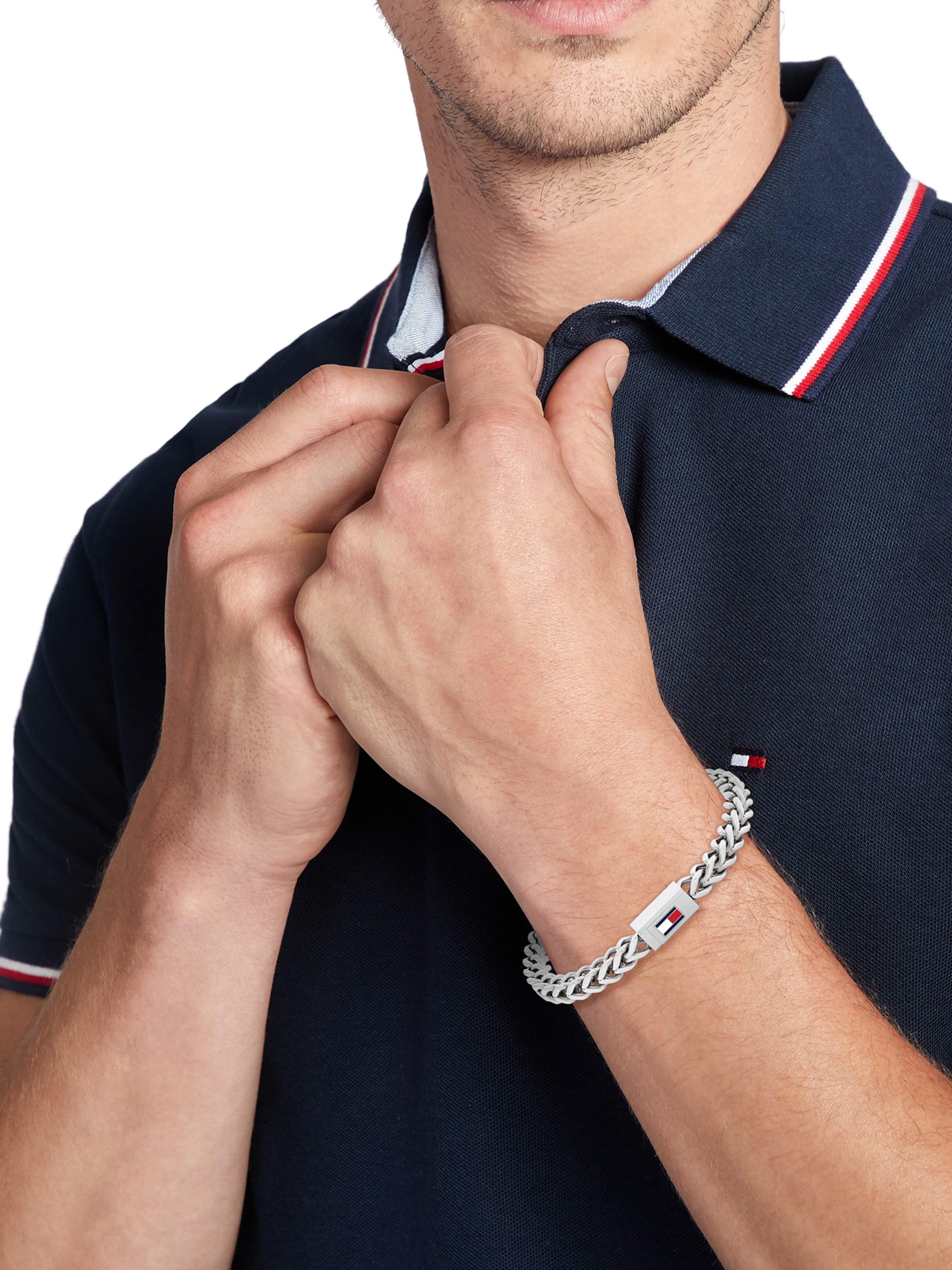 TOMMY HILFIGER Браслет в Серебристый