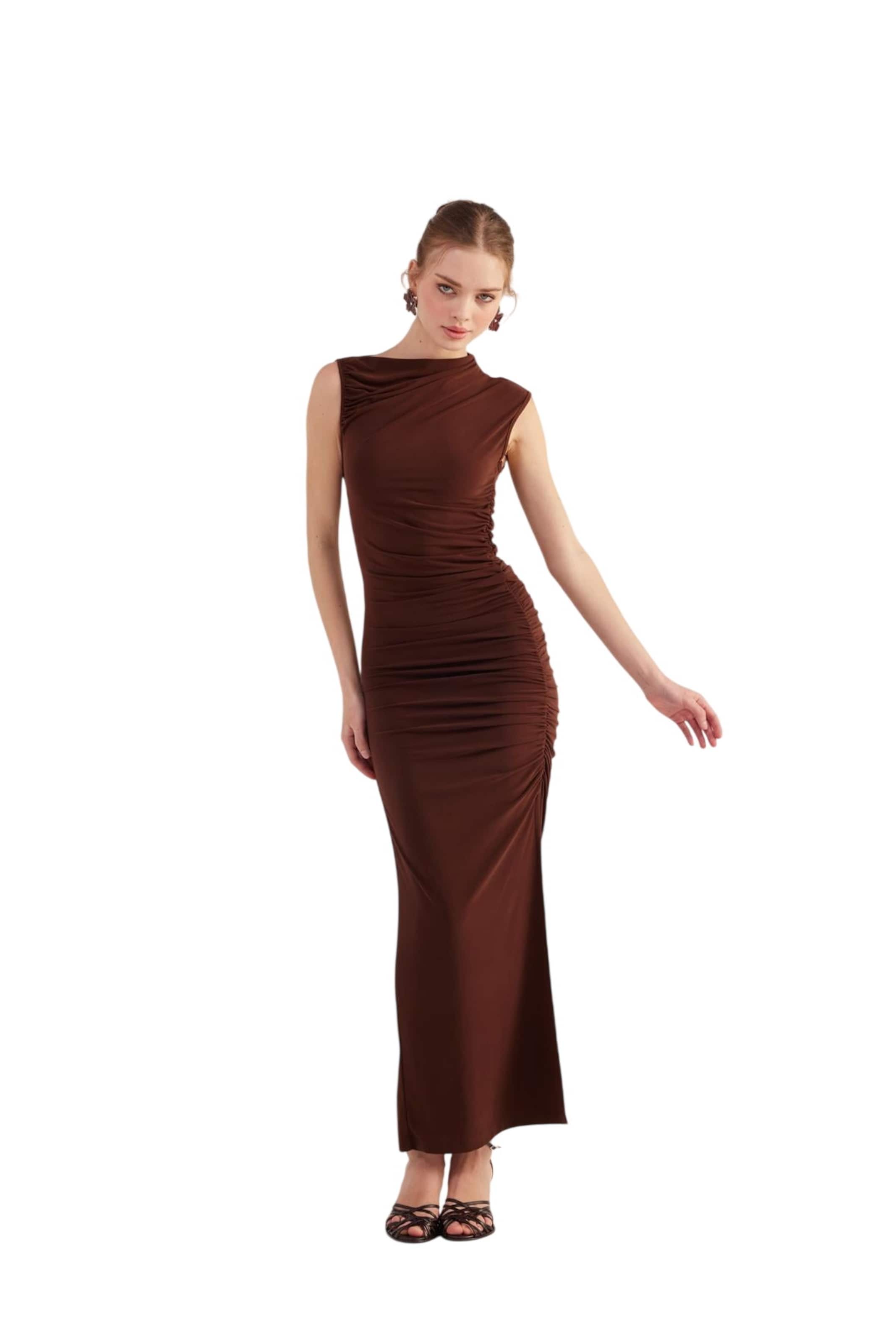 HOLLY LOLLY Dress in Brown