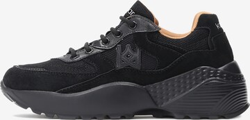 Sneaker bassa di Kazar in nero: frontale