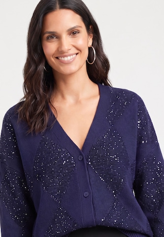 Cardigan usha BLACK LABEL en bleu