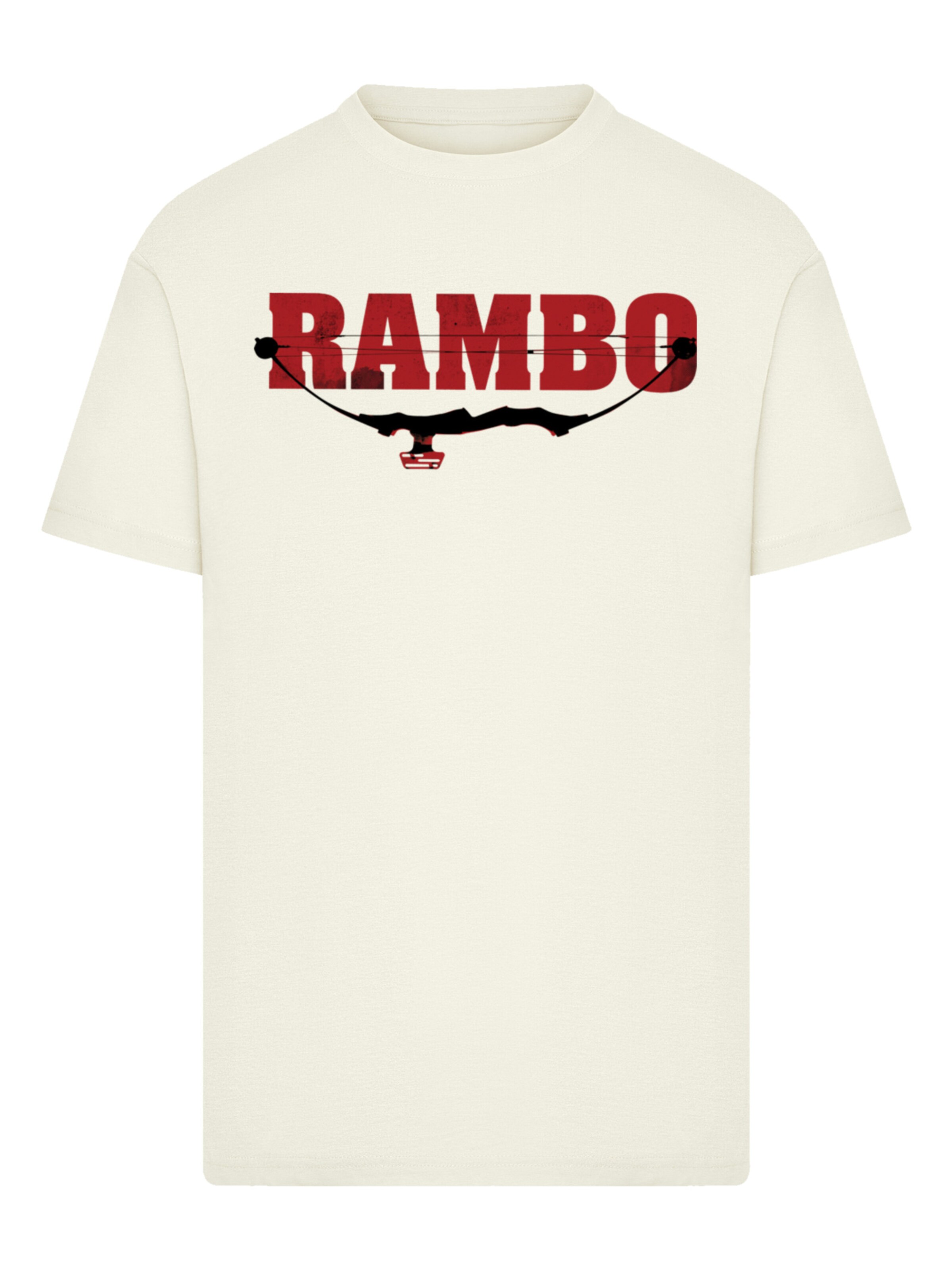 T-Shirt 'Rambo' F4NT4STIC en beige : devant