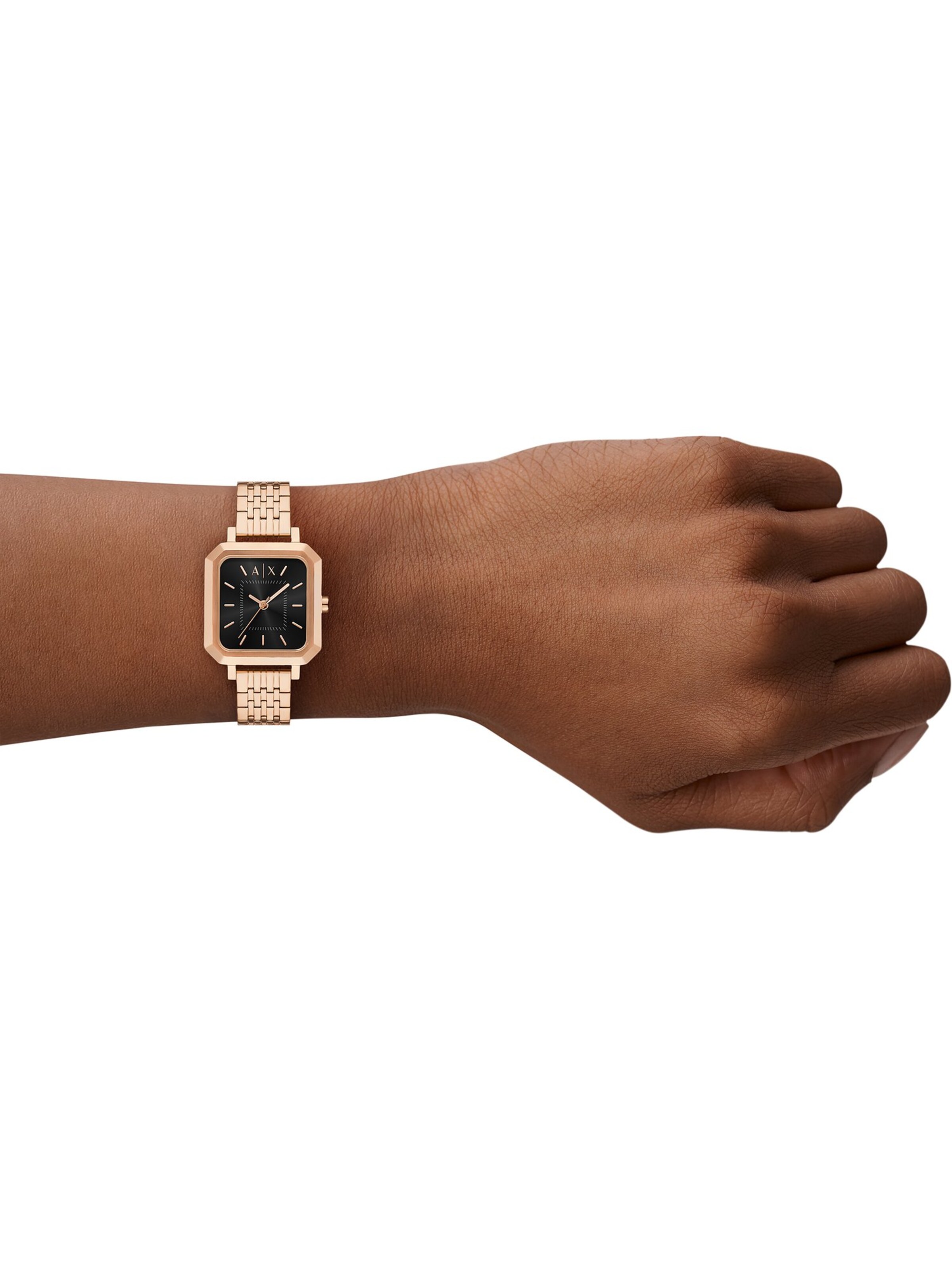 ARMANI EXCHANGE Analoog horloge in Goud: voorkant