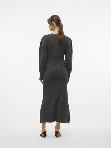 VERO MODA Knit dress 'ANGALINA' in Grey