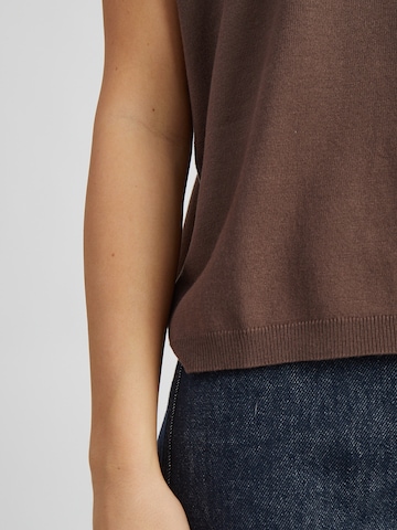 Haut 'Peyton' minus en marron