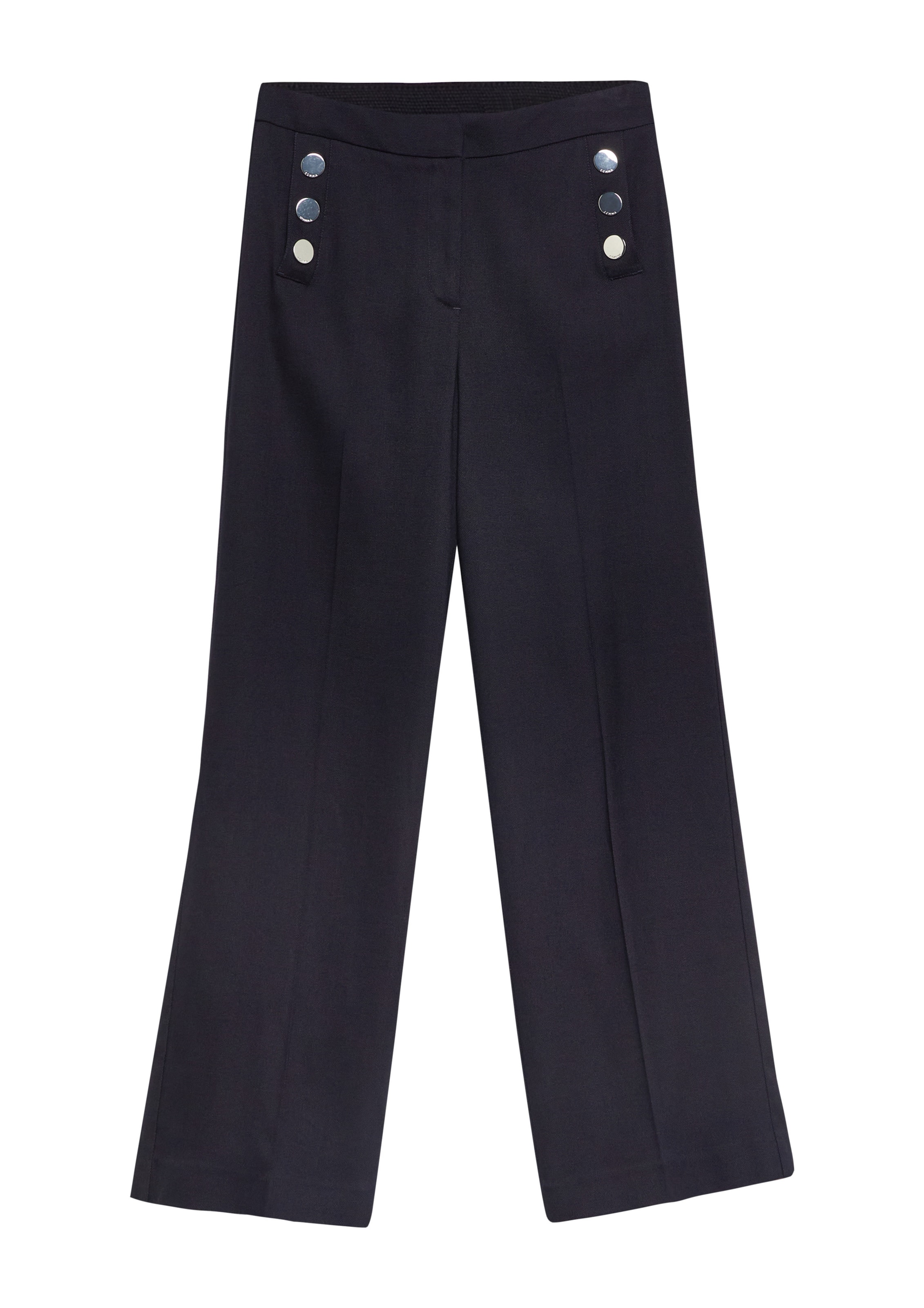 COMMA Wide Leg Hose in Blau: Vorderseite