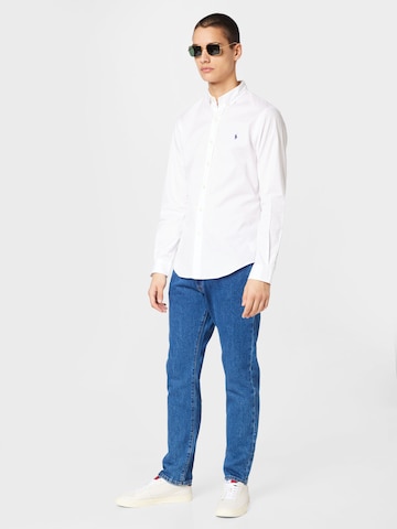 Coupe slim Chemise Polo Ralph Lauren en blanc