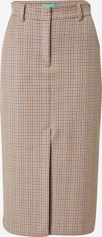 UNITED COLORS OF BENETTON Skirt in Beige: front