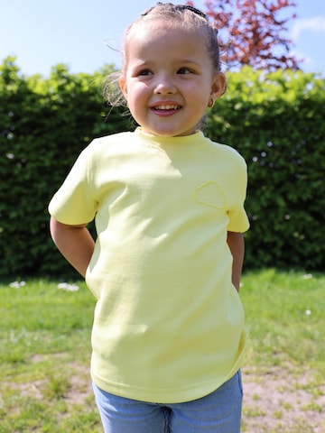 Donder Shirt 'Heavy Tee Essential Canary Yellow' in Geel