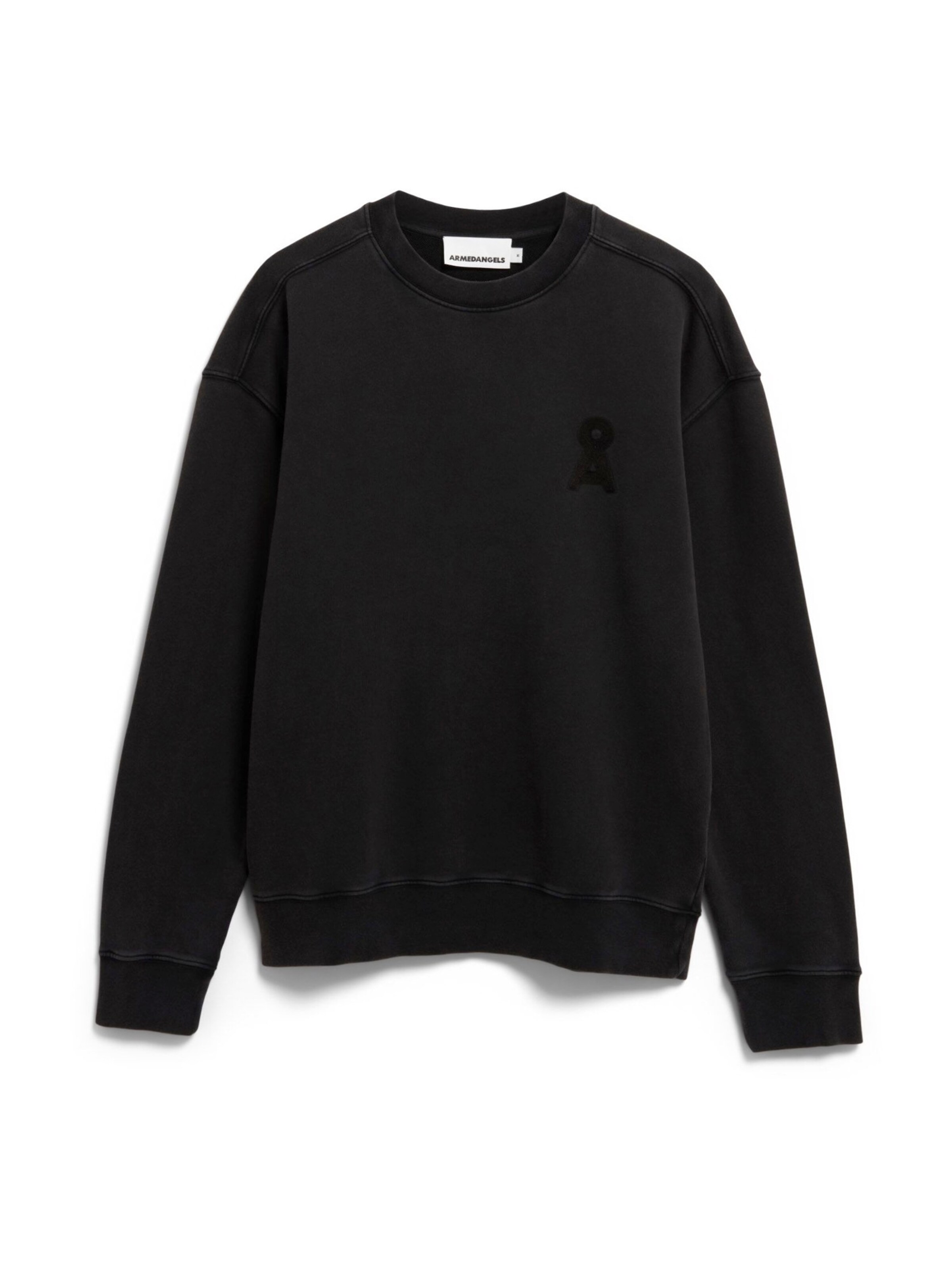 ARMEDANGELS - Sudadera 'ICONIC Å GMT DYE' en negro: frente