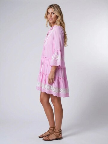 Miss June - Vestido 'Robe Courte Cecilia' em rosa