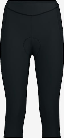 VAUDE Skinny Sportbroek 'Advanced IV' in Zwart: voorkant