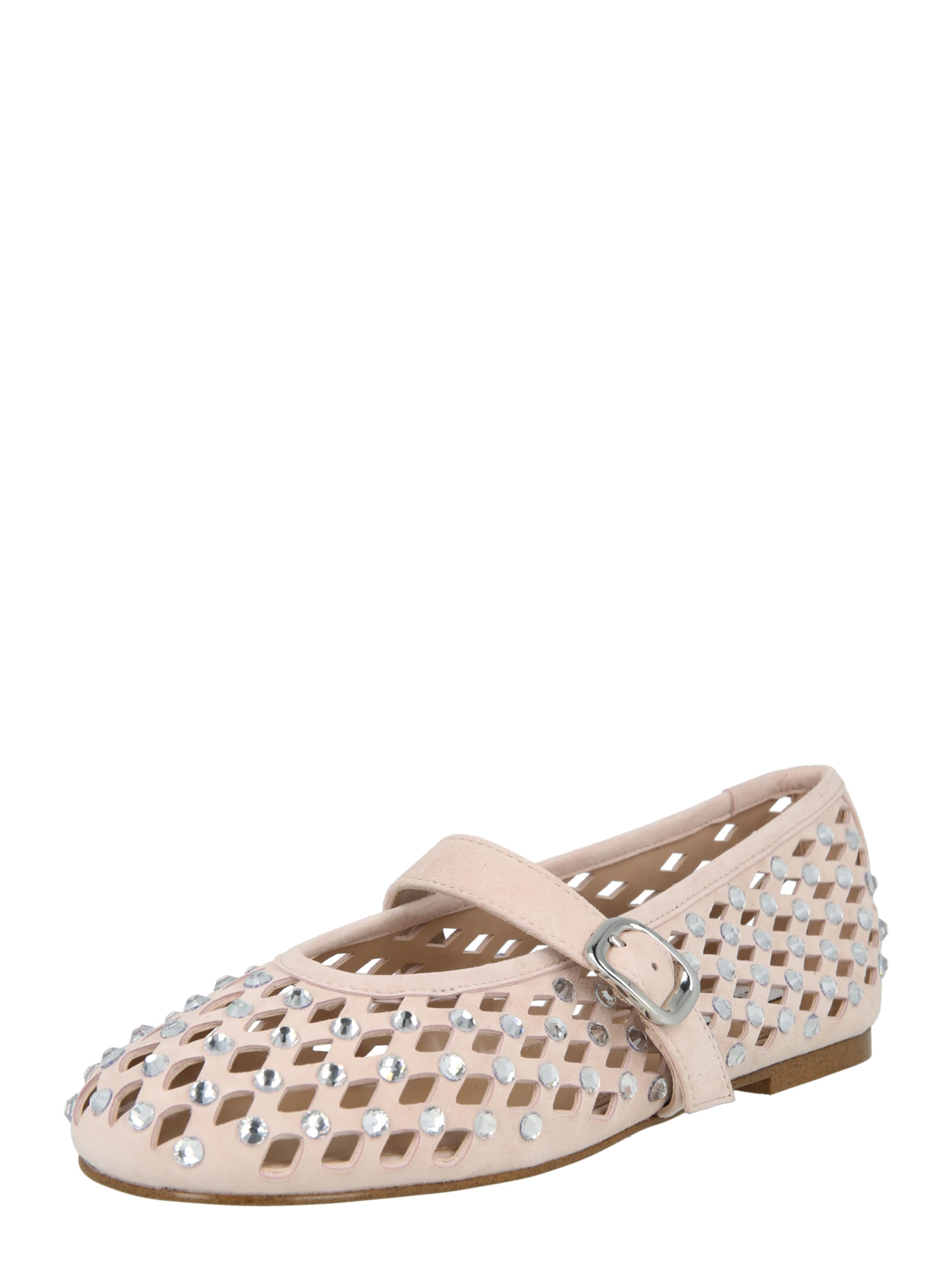 STEVE MADDEN Ballerina met riempjes 'Rerun' in Roze: voorkant