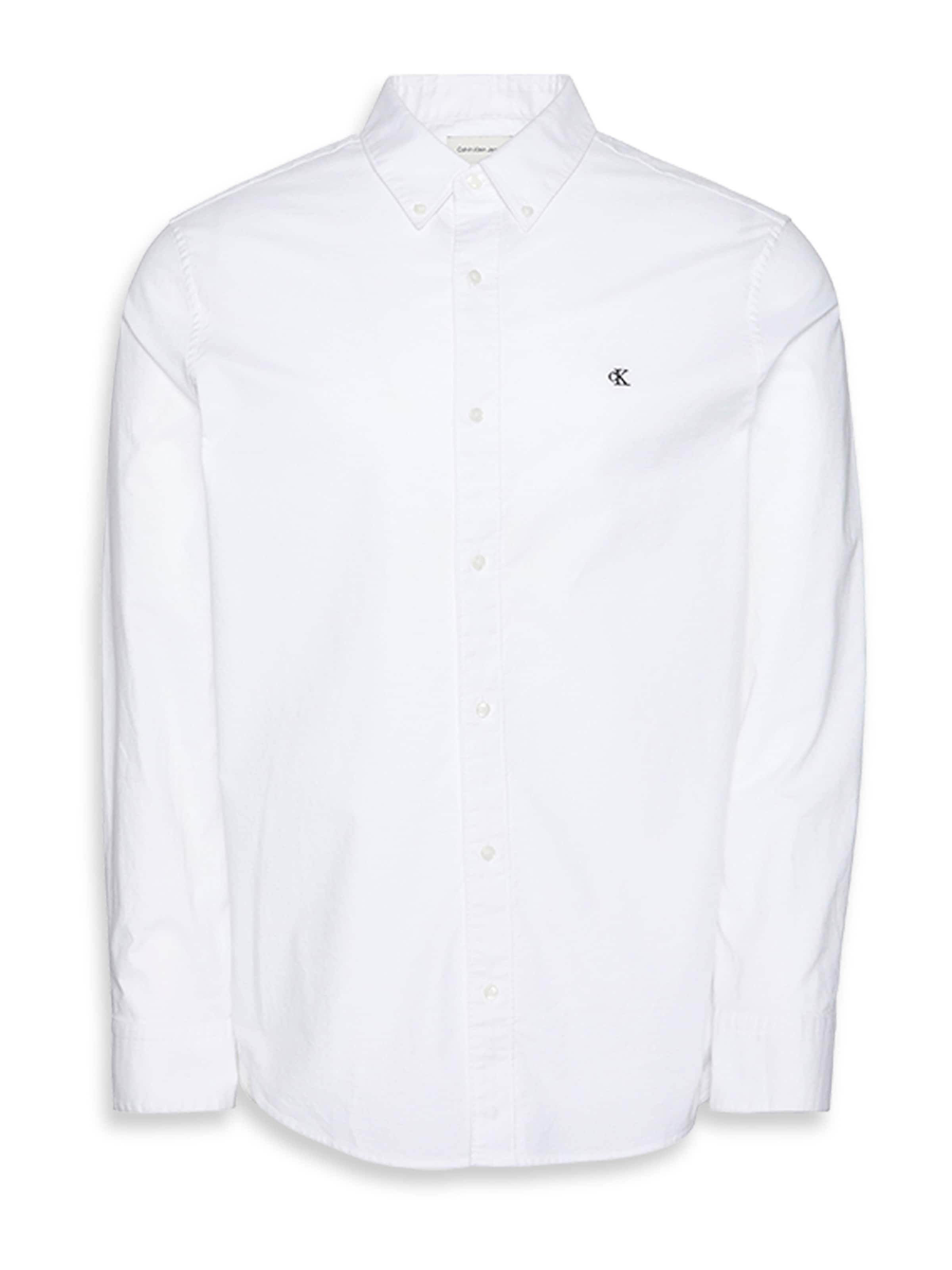 Regular fit Cămașă 'Classic' de la Calvin Klein Jeans pe alb: față