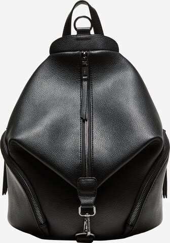 s.Oliver Backpack in Black: front