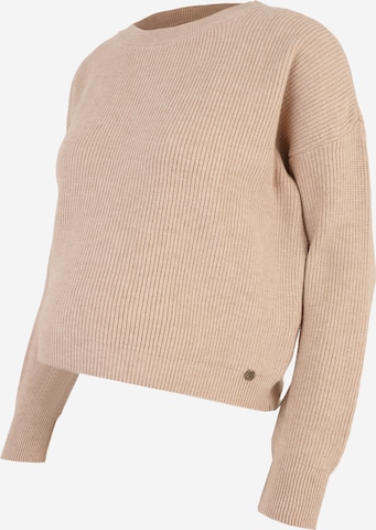 Pull-over LOVE2WAIT en beige : devant