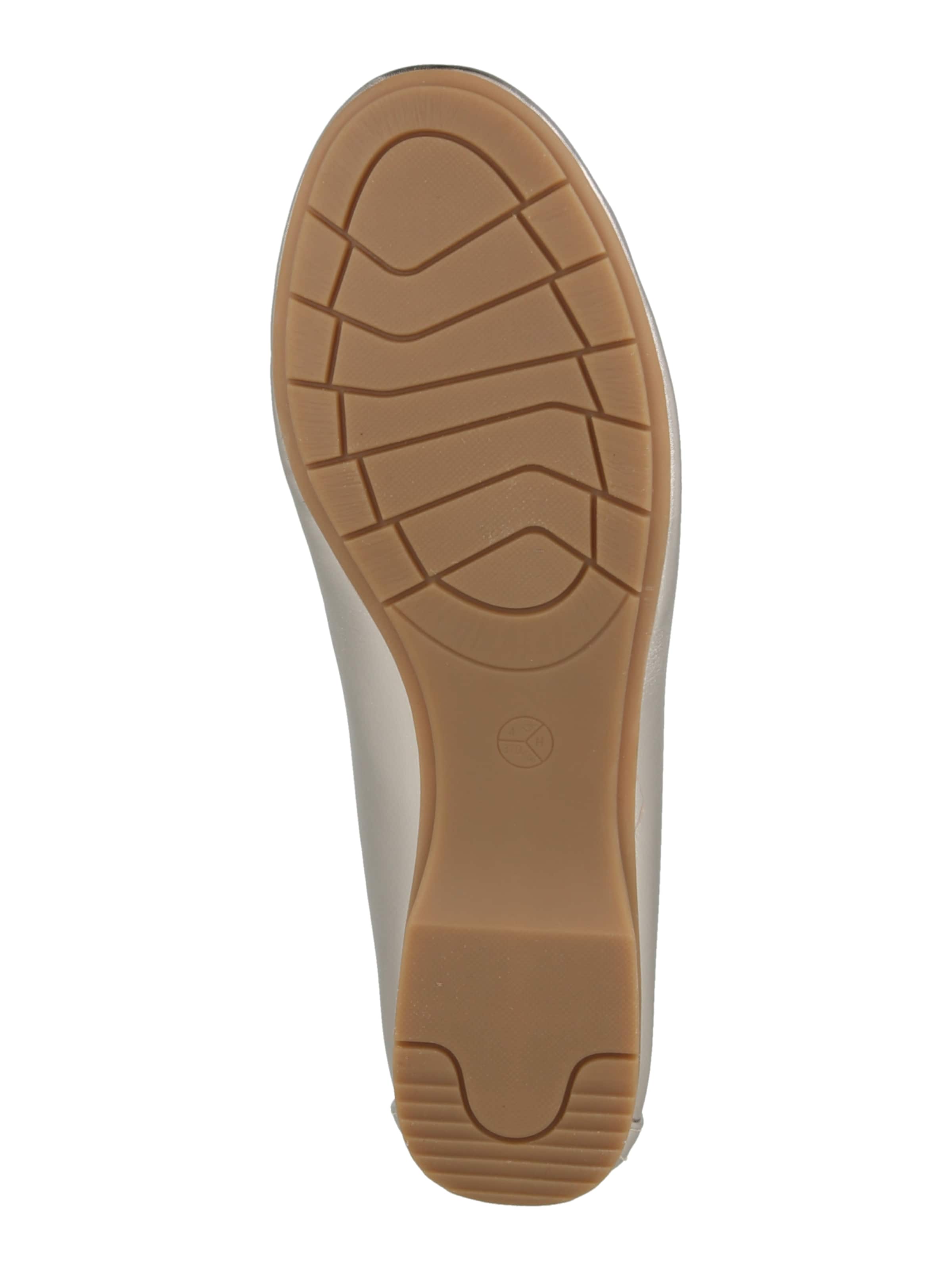 JANA Ballerinasko i sølv