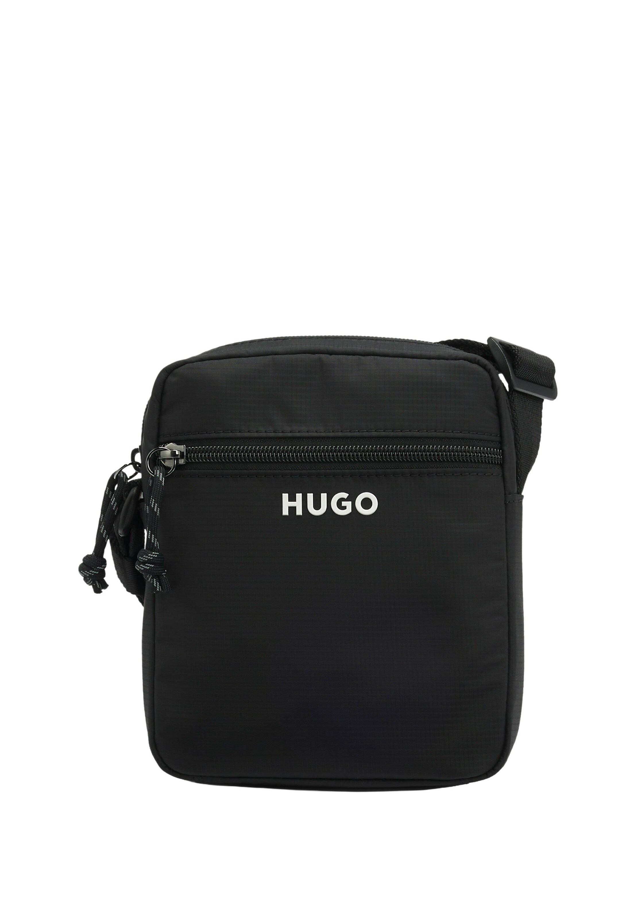 HUGO Skuldertaske 'Everett' i sort: forside