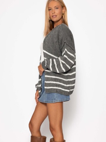 SASSYCLASSY Oversizestrickjacke‌‌‌‌‌‌‌ in Grau