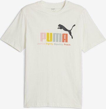 PUMA Sportshirt 'Essential' in Weiß: predná strana