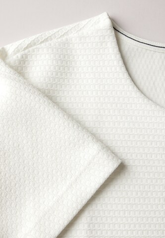 CECIL T-Shirt mit Struktur in Weiß