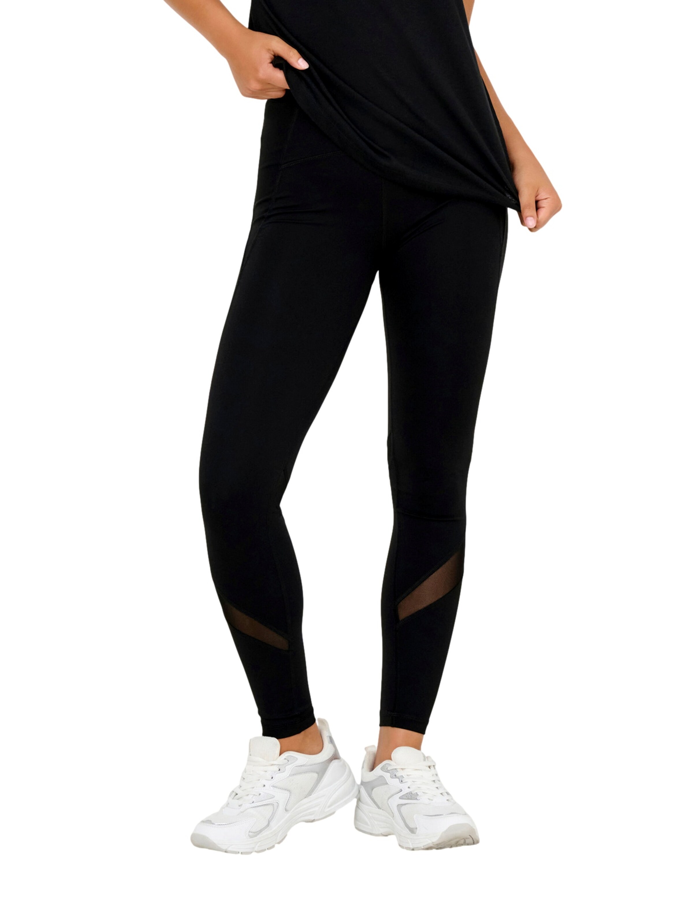 ONLY PLAY Slimfit Leggings 'Rya-3-Posh' in Schwarz: Vorderseite