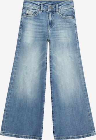DIESEL Flared Jeans i blå: forside
