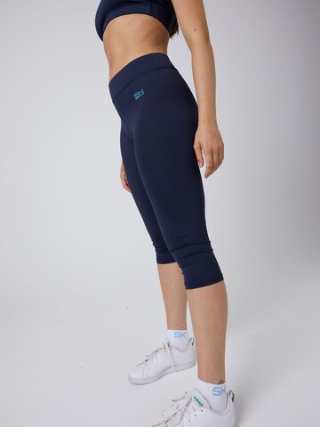 SPORTKIND Skinny Leggings '3/4 Leggings'‌‌‌‌‌ in Blau