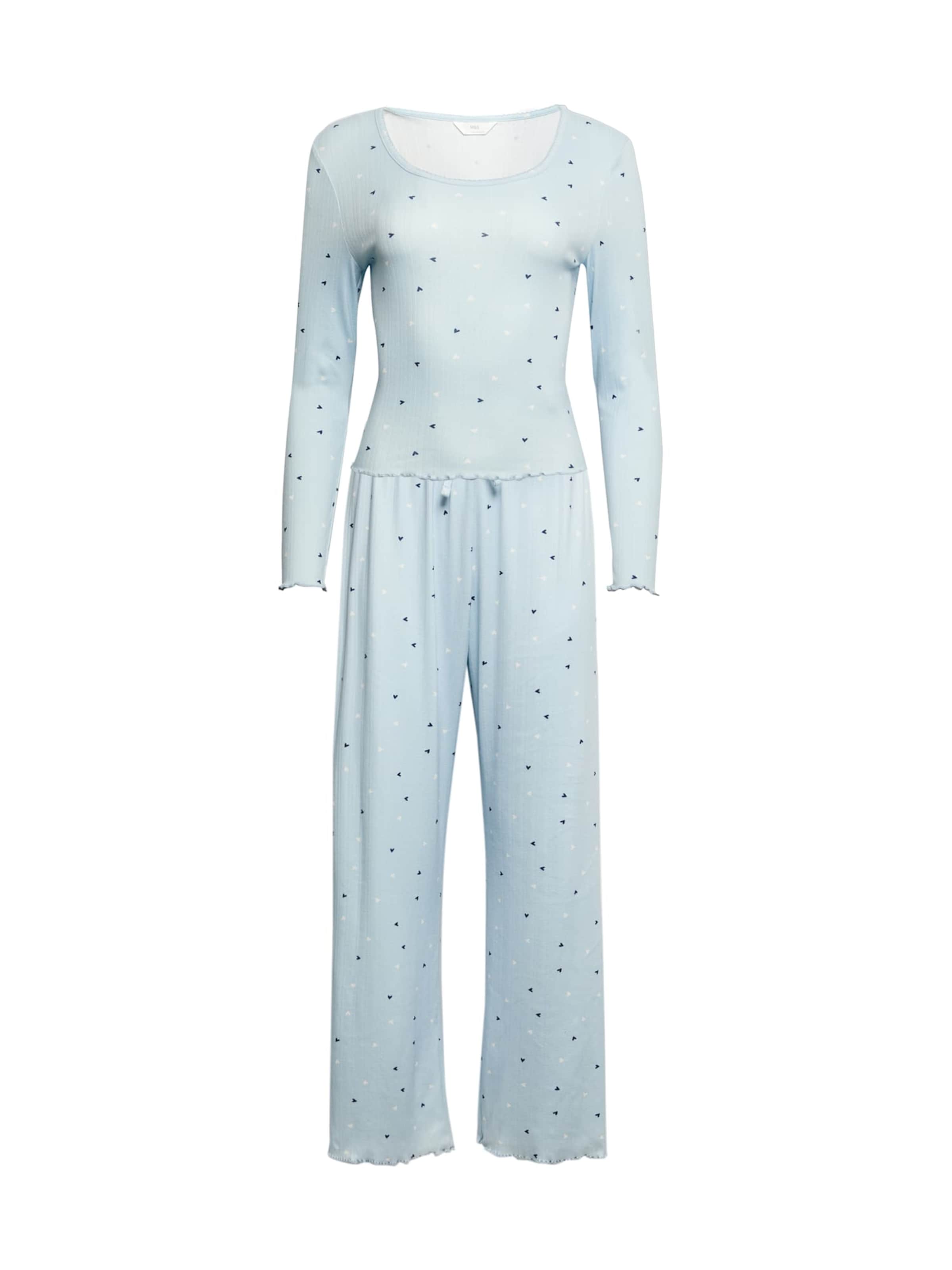 Marks & Spencer Pyjama in Blau: Vorderseite