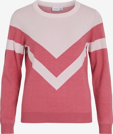 Pull-over 'VIRil' VILA en rose : devant