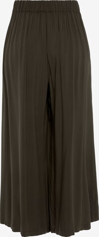 LASCANA Wide leg Trousers with creases in Green