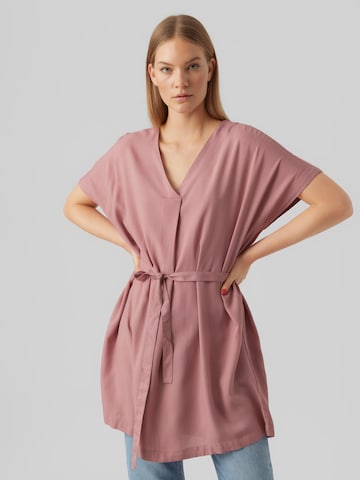 VERO MODA Tunic 'BEAUTY' in Pink: front
