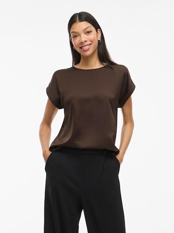 VILA Blouse 'VIELLETTE' in Brown: front