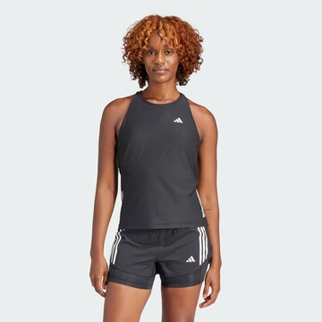 ADIDAS PERFORMANCE - Top deportivo en gris: frente