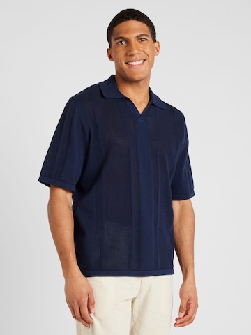 JACK & JONES Trui 'AIRY' in Blauw: voorkant