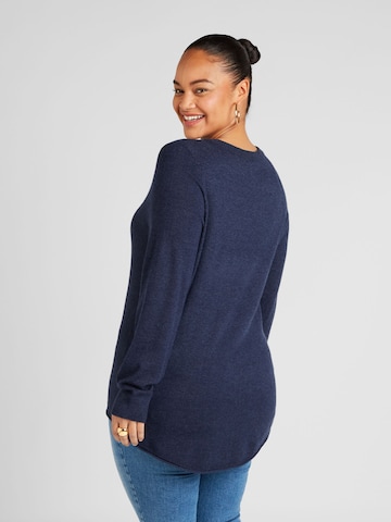 ONLY Carmakoma Pullover 'IBI' in Blau