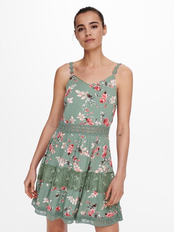 Robe d’été 'Karmen Anne' ONLY en vert