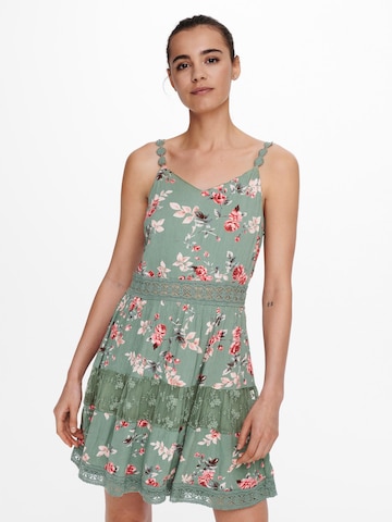 Robe d’été 'Karmen Anne' ONLY en vert